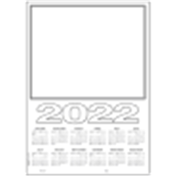 Cardboard Calendar Blank A3 300gsm Single Black White